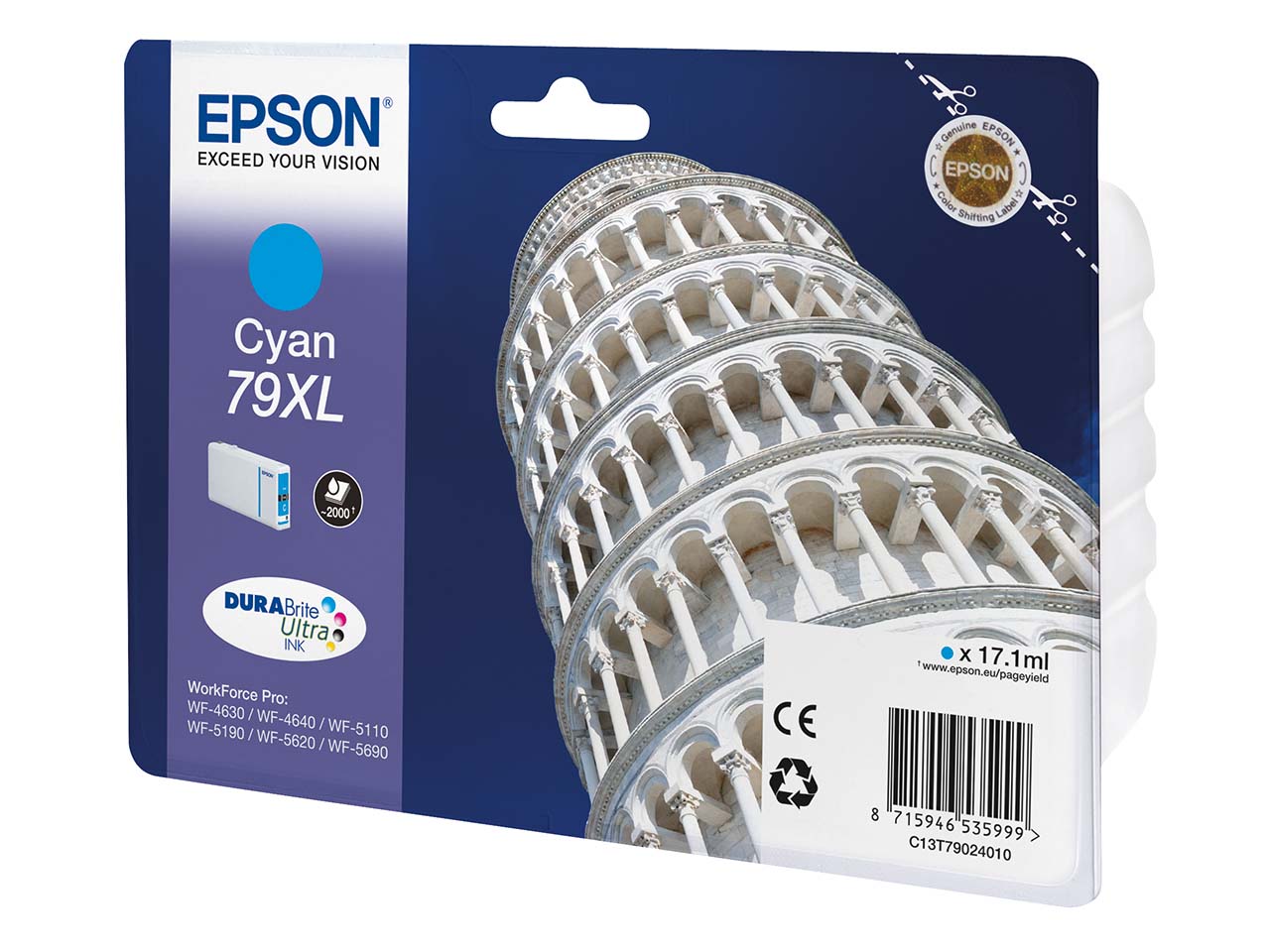 Epson Tintenpatrone T7902XL cyan