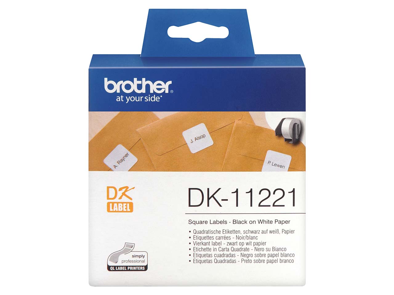 Brother Universaletiketten 'DK-11221' 23 x 23 mm