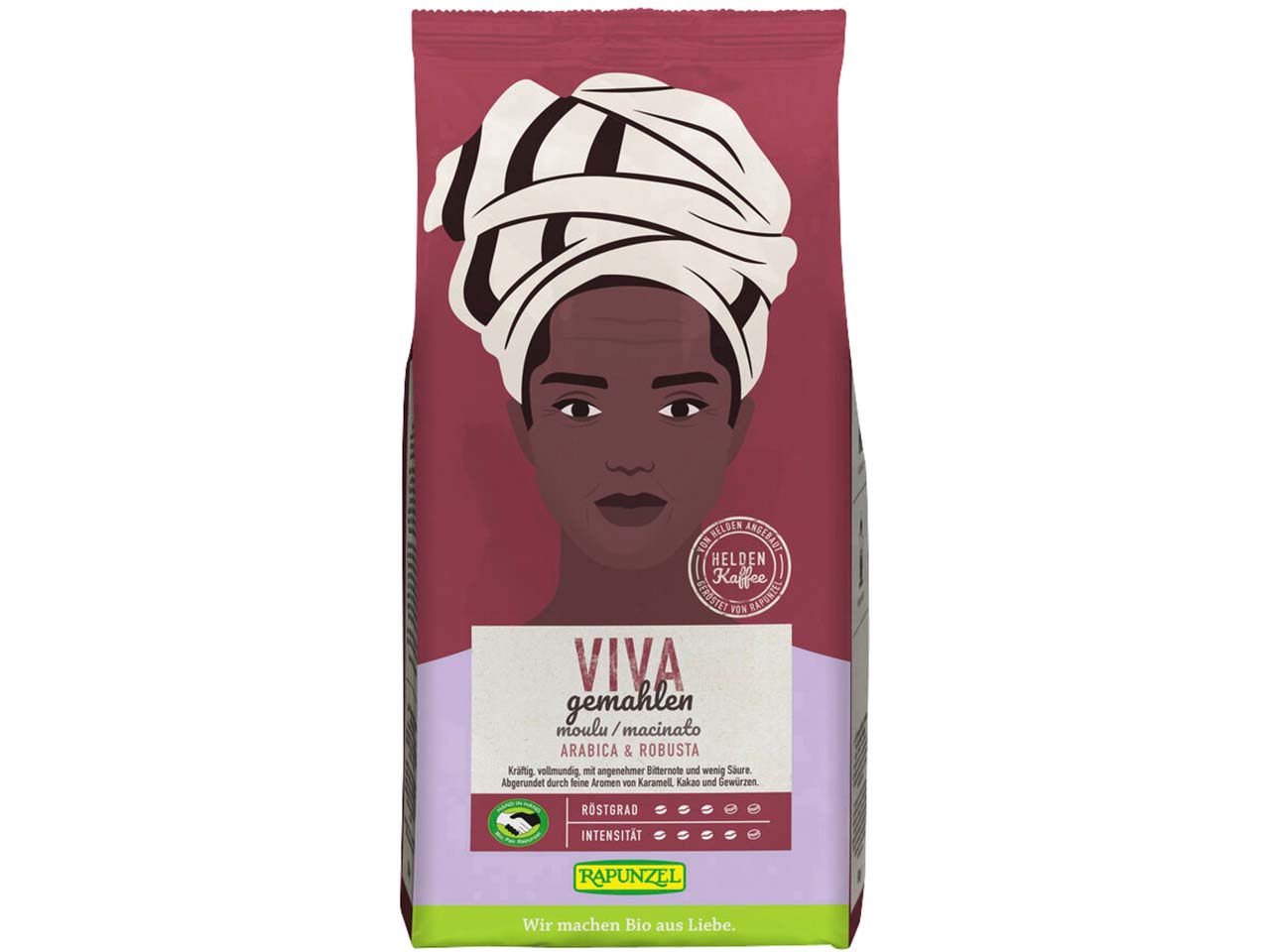RAPUNZEL Bio-Kaffee "Heldenkaffee Viva", gemahlen, 500 g