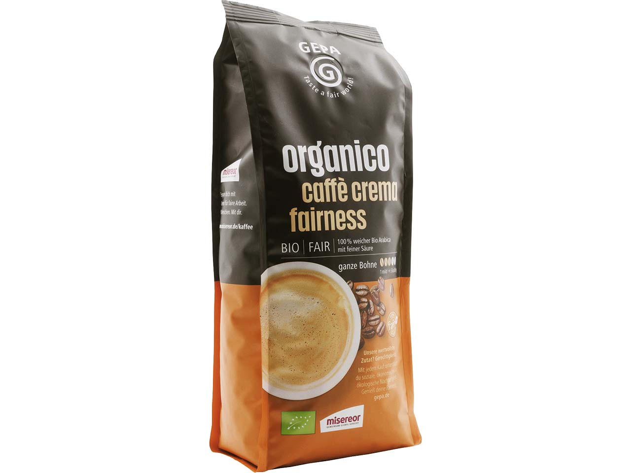 GEPA Bio-Kaffee "Organico" Caffé Crema, 500 g