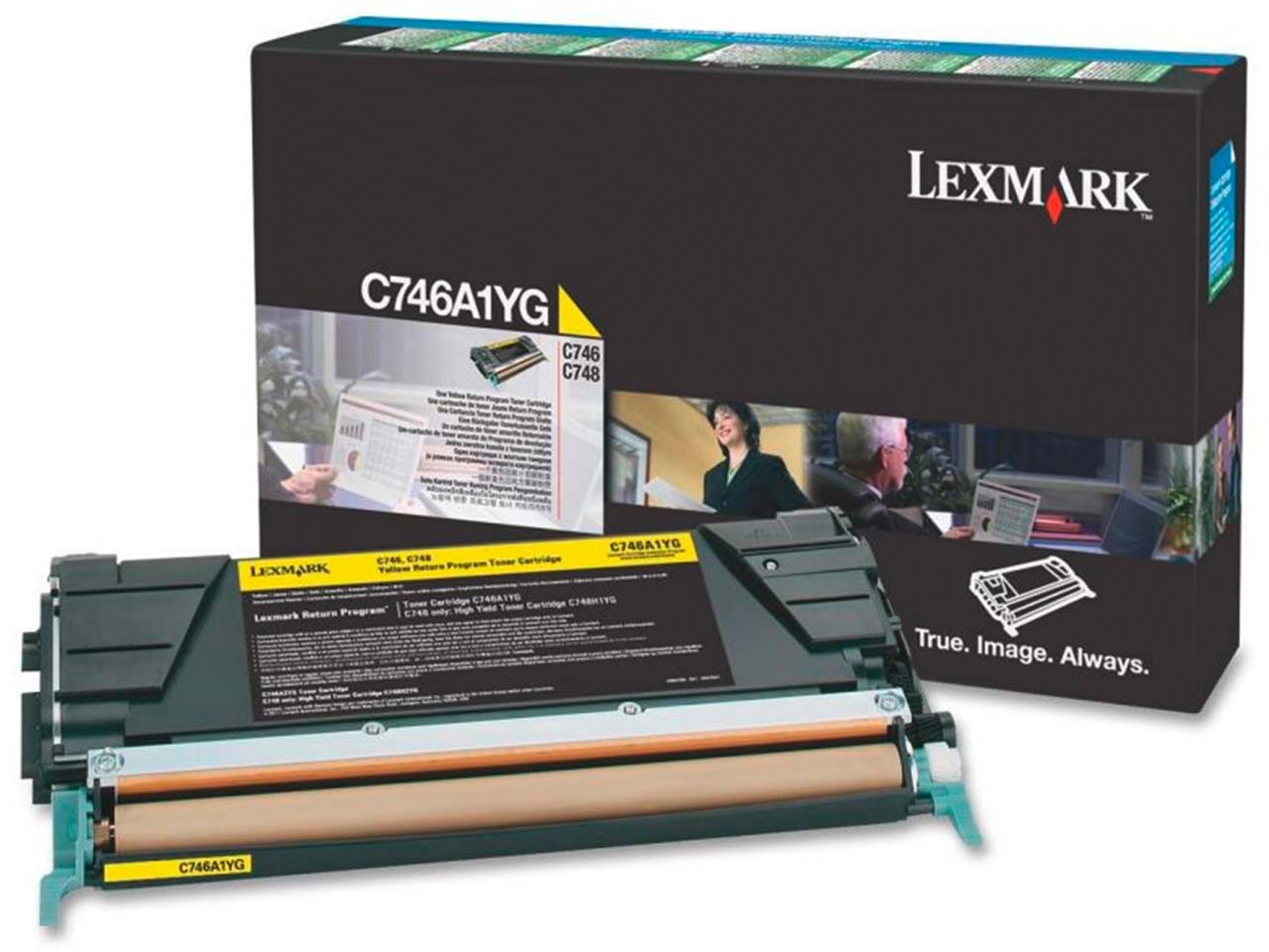 Lexmark Druckkassette C746A1YG gelb