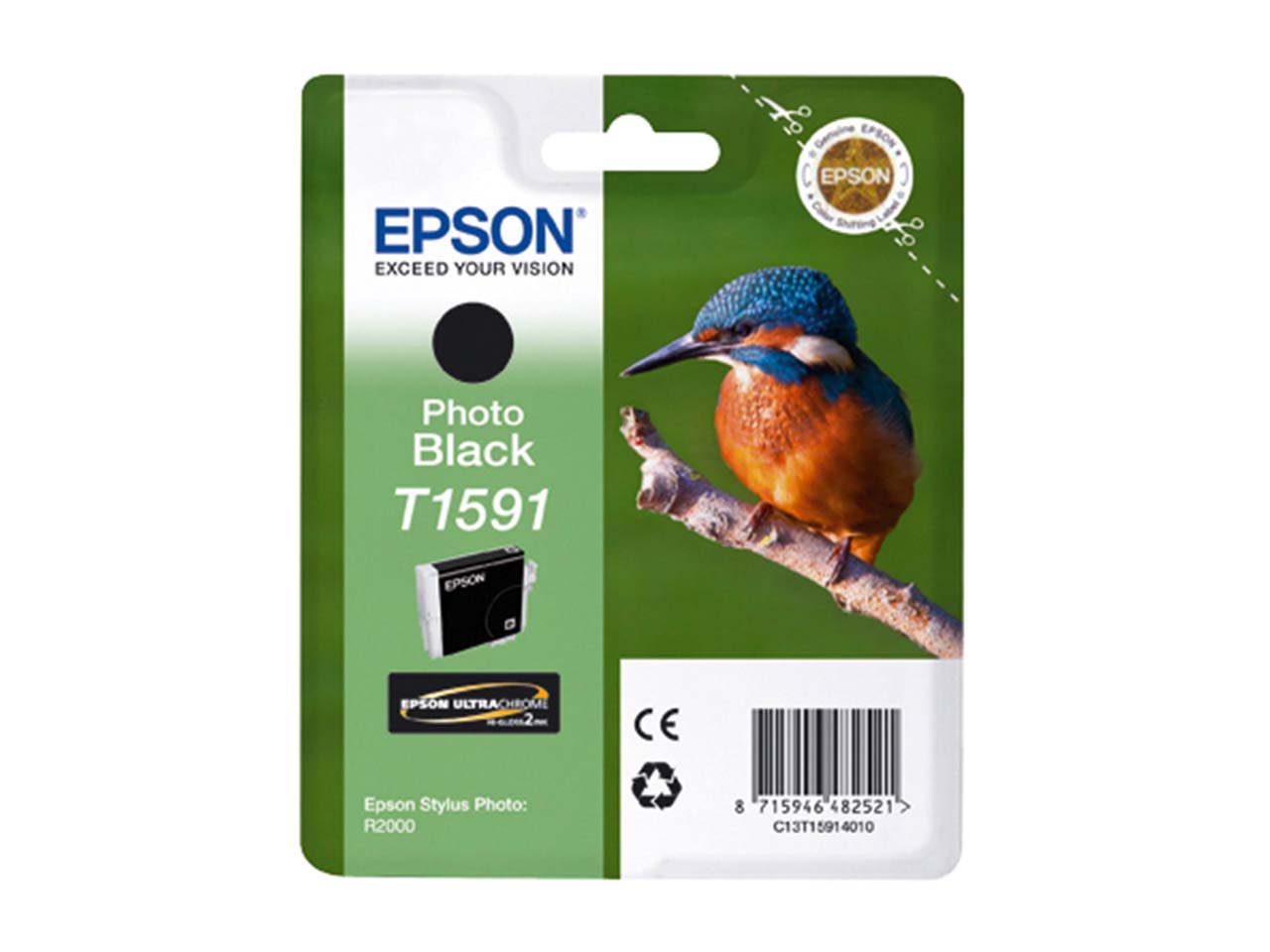 Epson Tintenpatrone T1591 photoschwarz