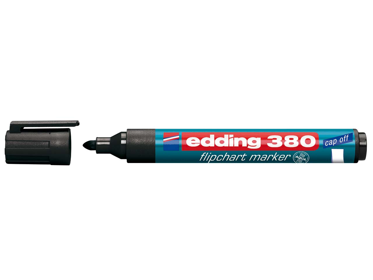 edding Flipchartmarker "380" Rundspitze, schwarz