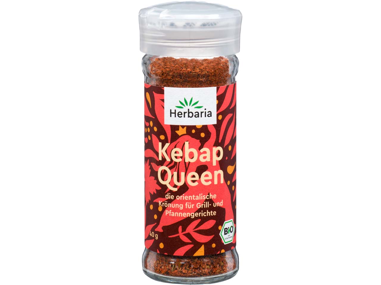 Herbaria Bio-Gewürzmischung "Kebap Queen" im Glasstreuer, 40 g
