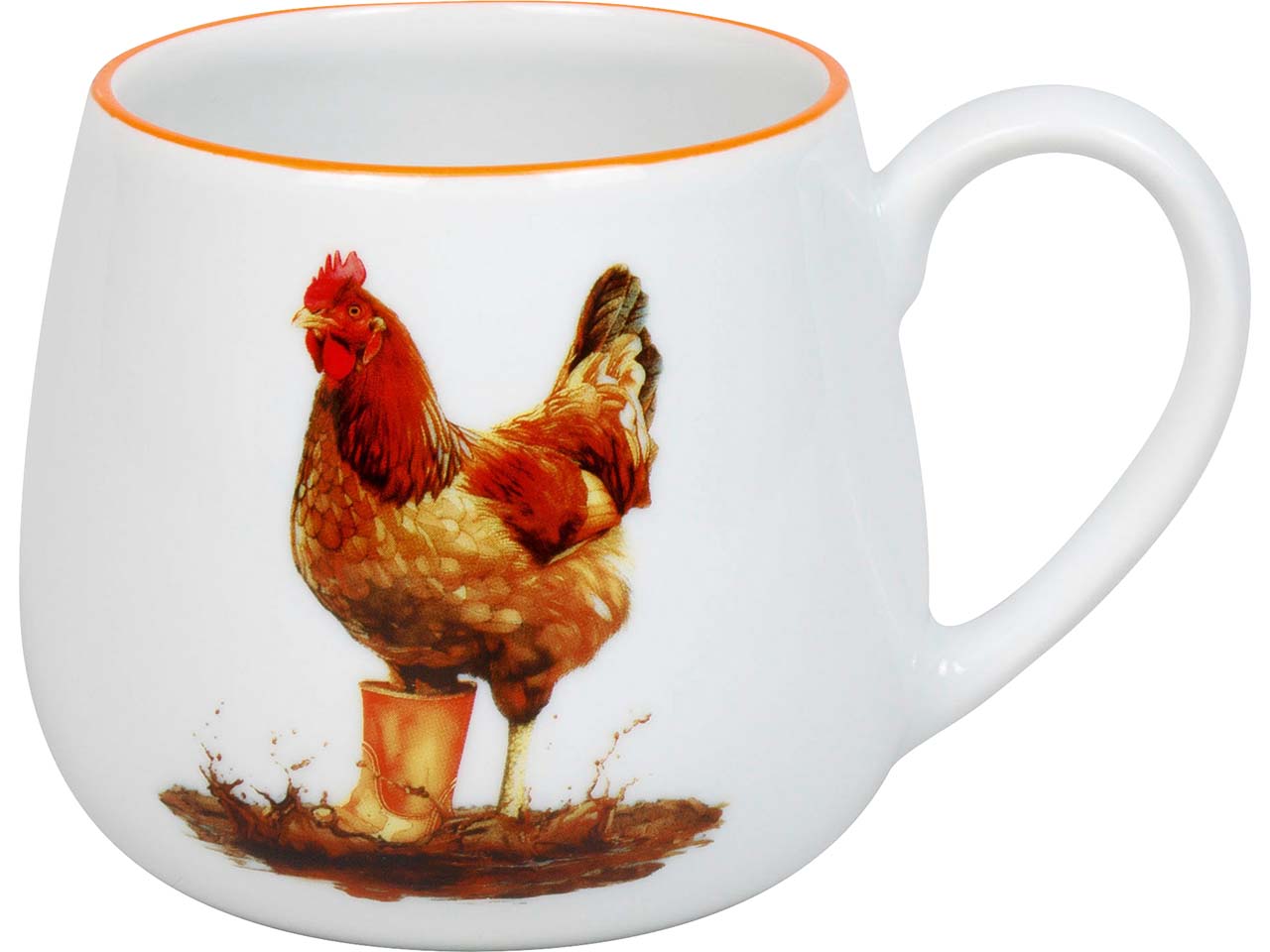 Könitz Tasse "Tapsige Henne"