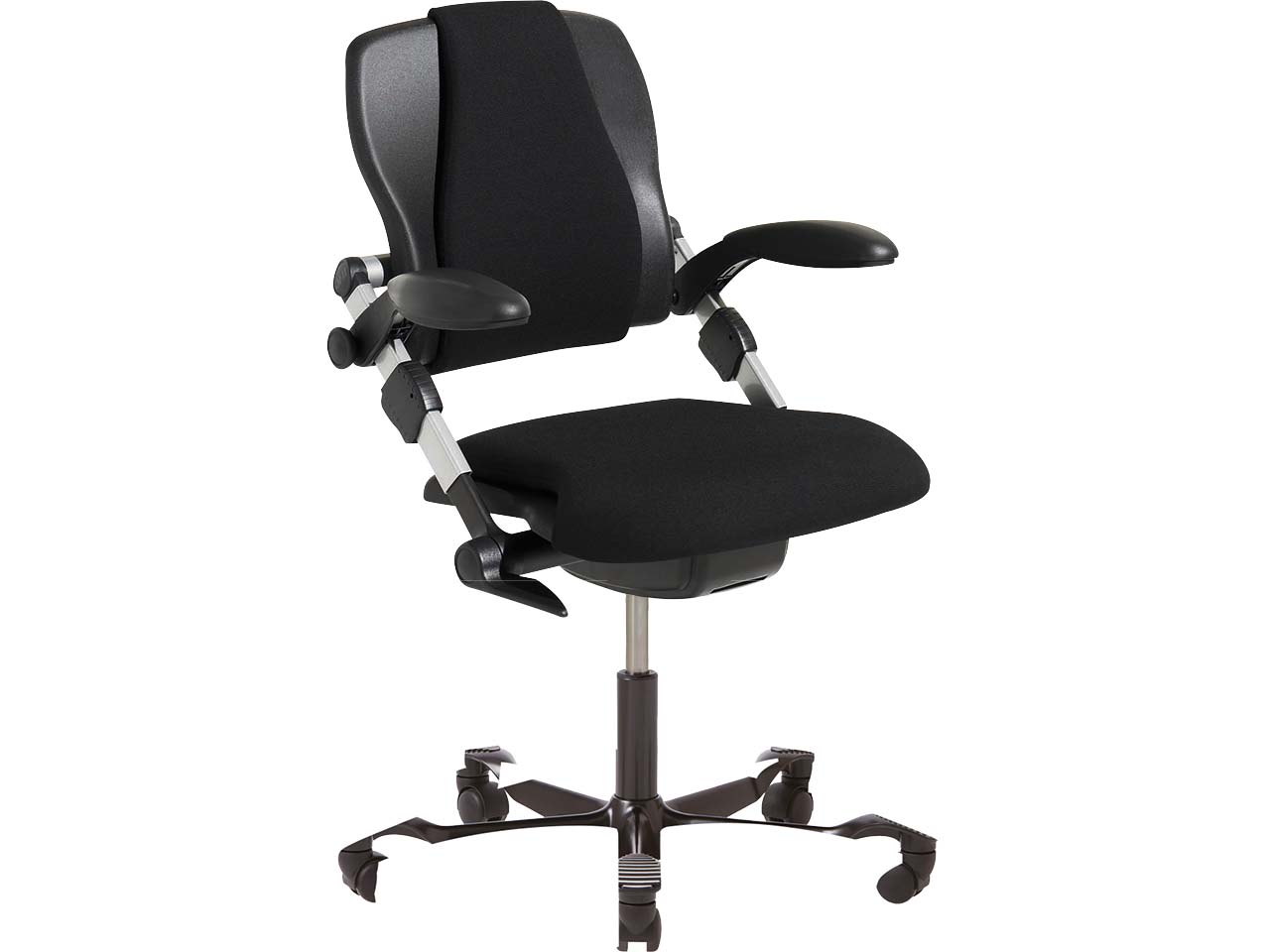 HAG Bürodrehstuhl "H03 340" Gestell: schwarz, Stoff: Cura black