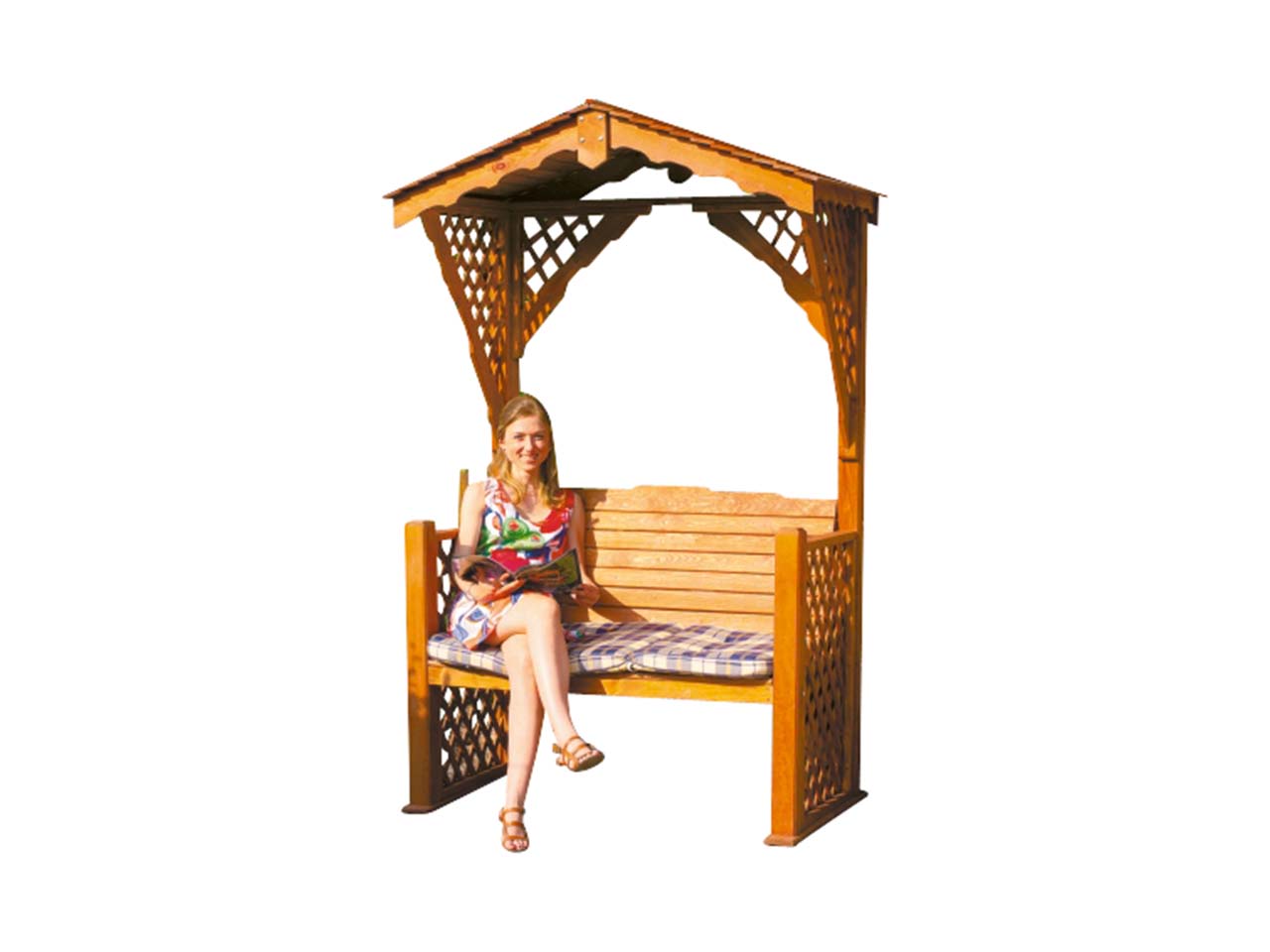 Promex Überdachte Gartenbank 'Starnberg'