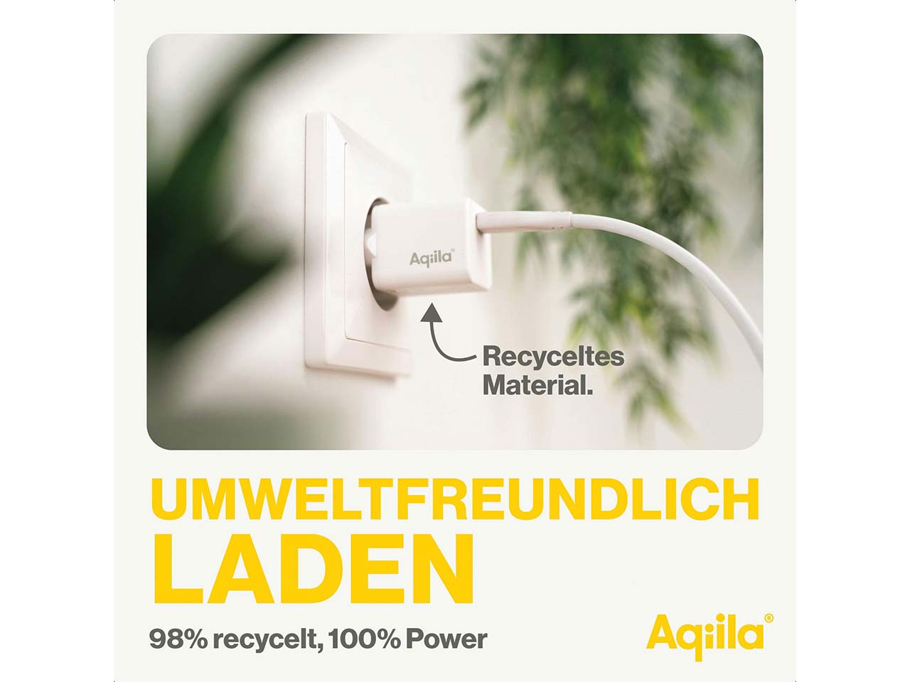 Aqiila USB Ladegerät und Ladeadapter "Chargebird W1"