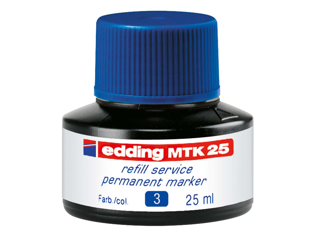 edding Nachfülltinte MTK 25 für Permanent-Marker, blau