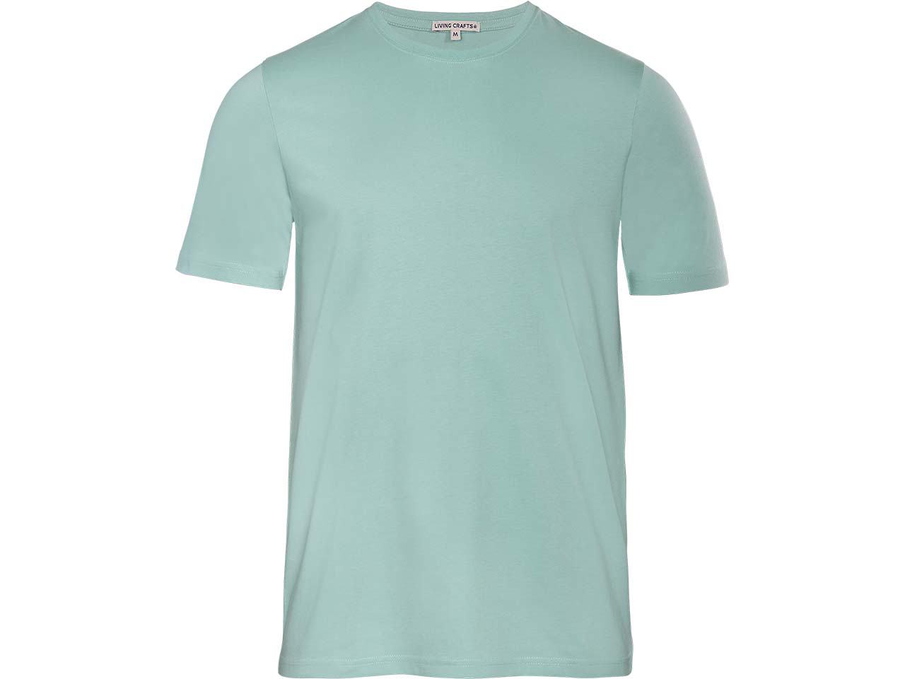 Living Crafts Bio-Herren-T-Shirt 'THERREL' mit Rundhalsausschnitt, mare, Gr. XL