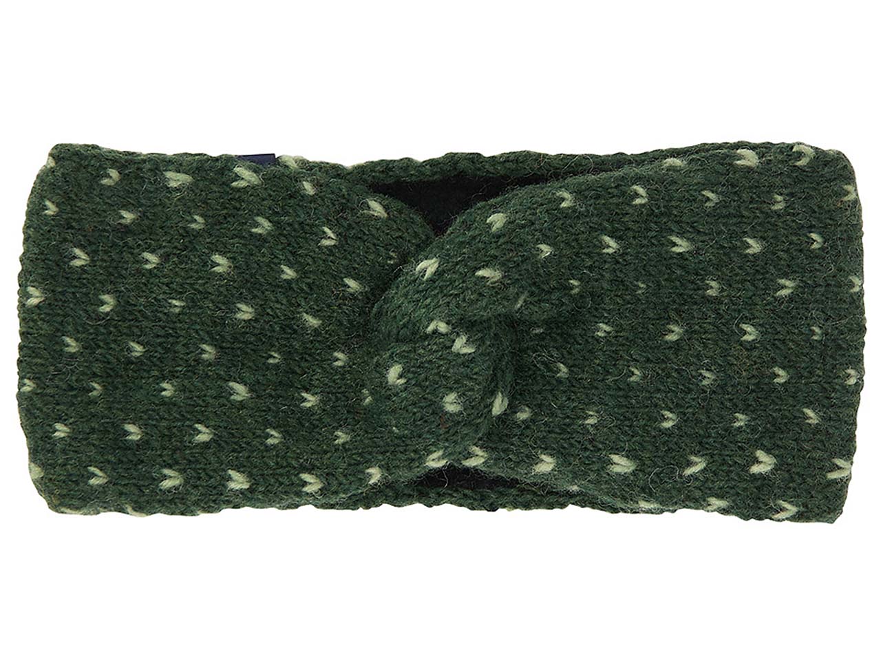 tranquillo Stirnband aus Wolle, dark green