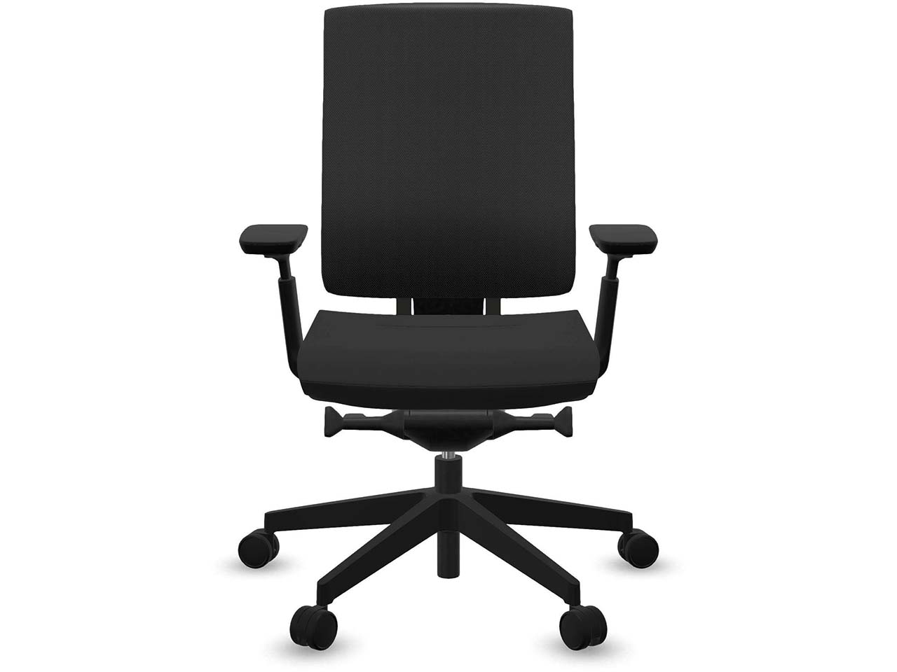 Profim Bürodrehstuhl "XENON NET" mit Armlehnen, Gestell: schwarz, Sitz: schwarz