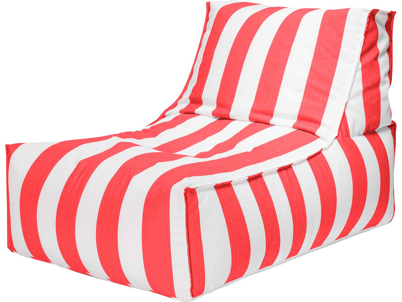 Sitzsack "Rock Santorin" outdoor, 65 x 100 x 65 cm, rot