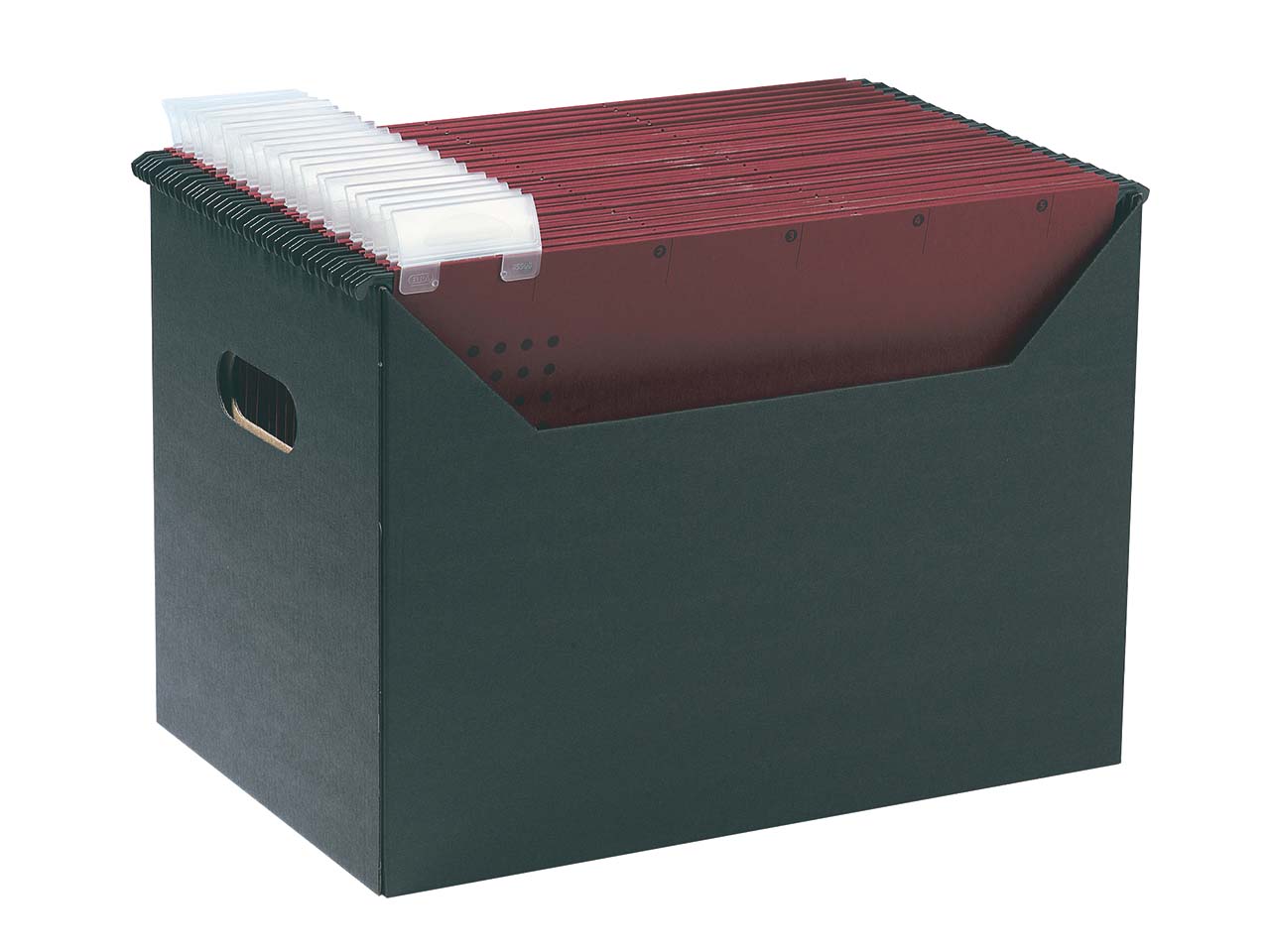 Hängeregistraturbox schwarz für A4