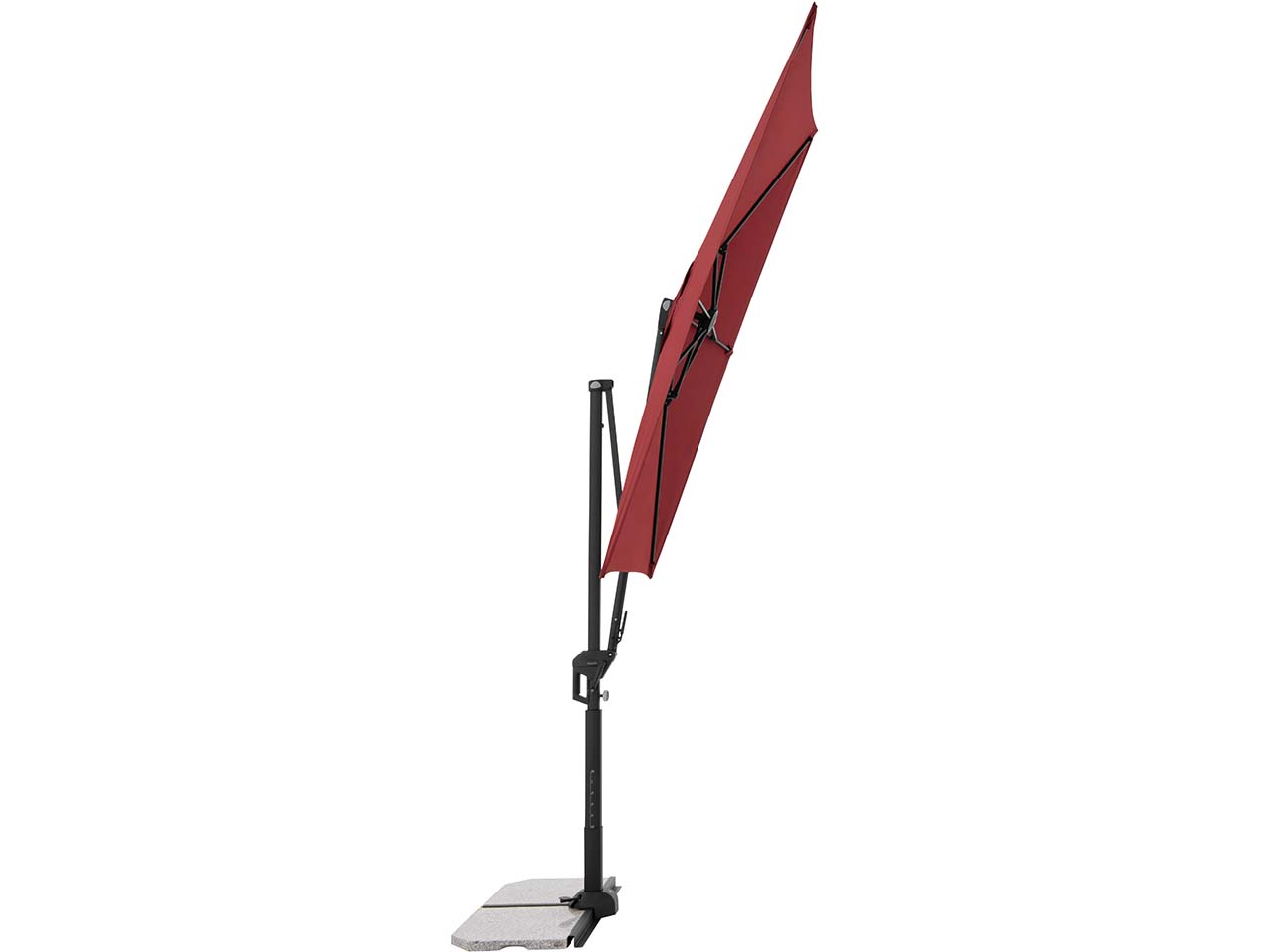 doppler Pendelschirm "ACTIVE Pendel Green Edition" 240 x 135 cm, bordeaux
