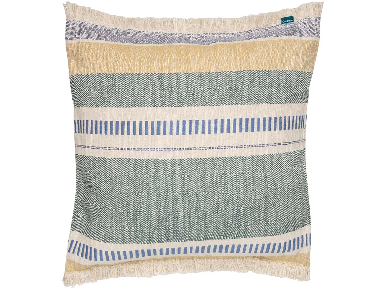 tranquillo Bio-Kissenbezug "BLOCKS" 50 x 50 cm, bunt