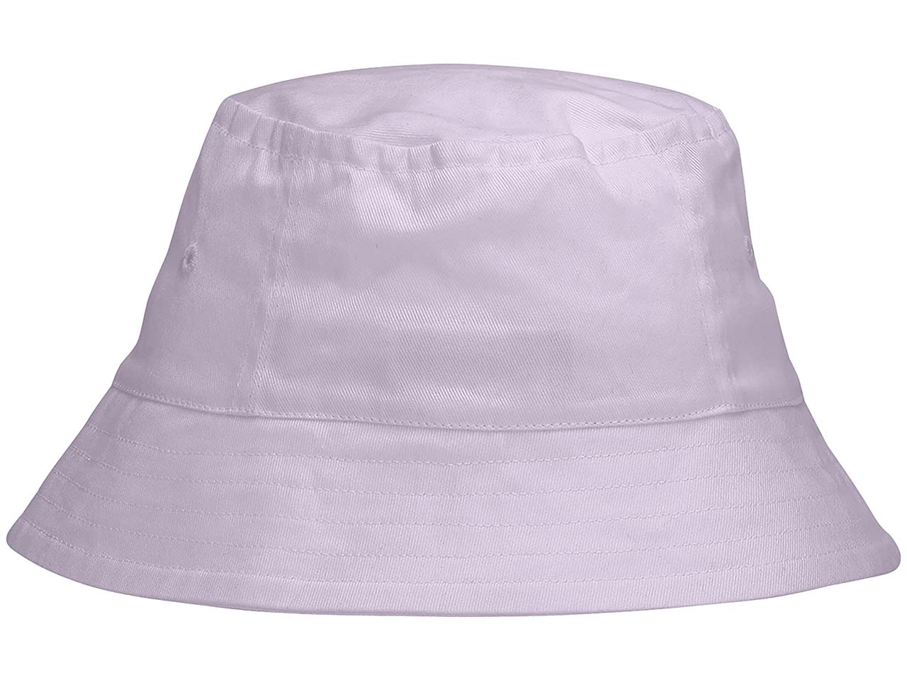Neutral Bio-Bucket Hat aus Baumwoll-Twill, dusty purple, Gr. S/M