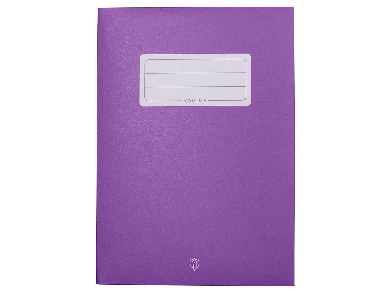 Komima Heftumschlag aus Recyclingpapier, lila DIN A5