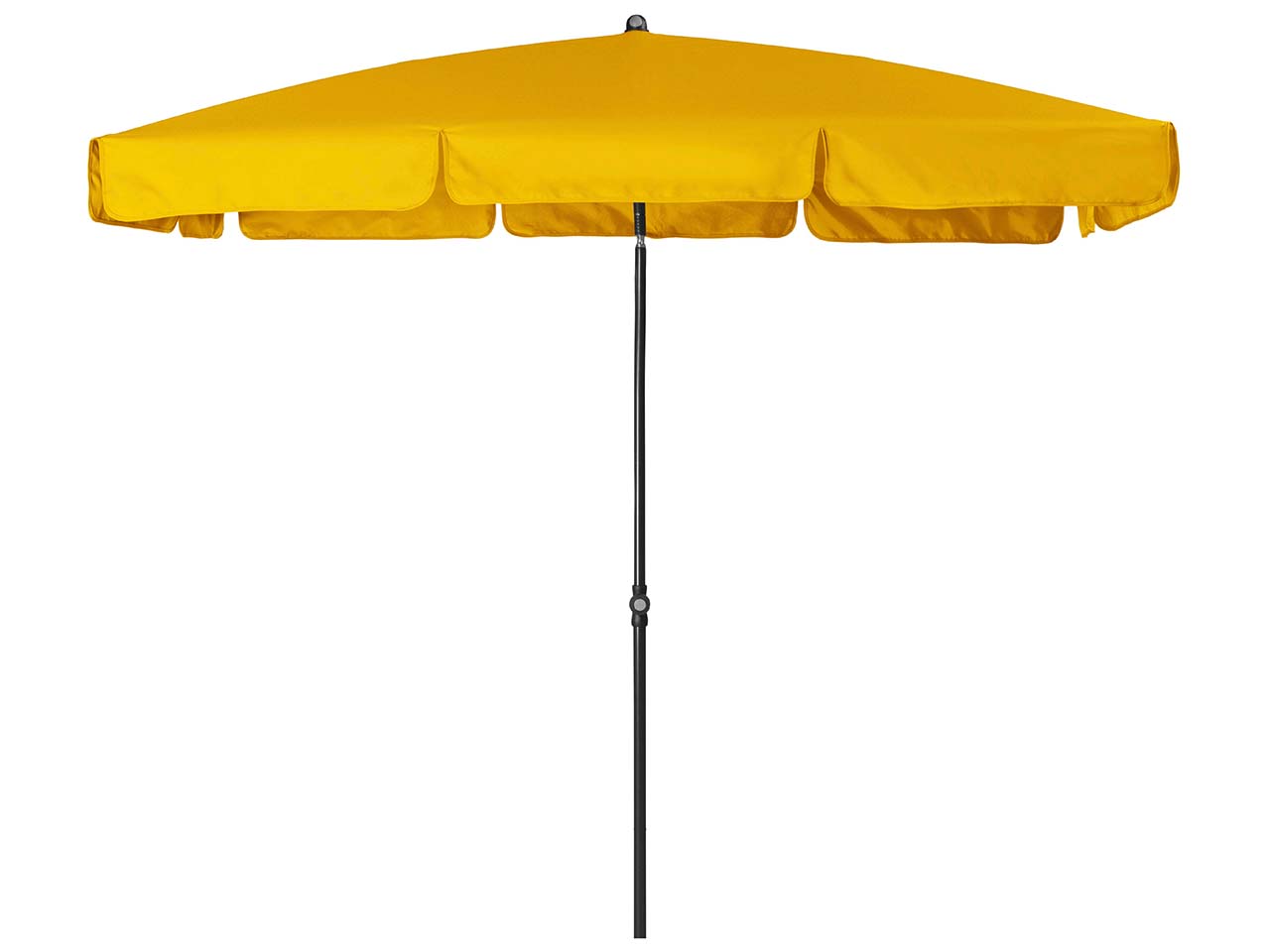 doppler Sonnenschirm "Sunline Waterproof" 225 x 120 cm, gelb