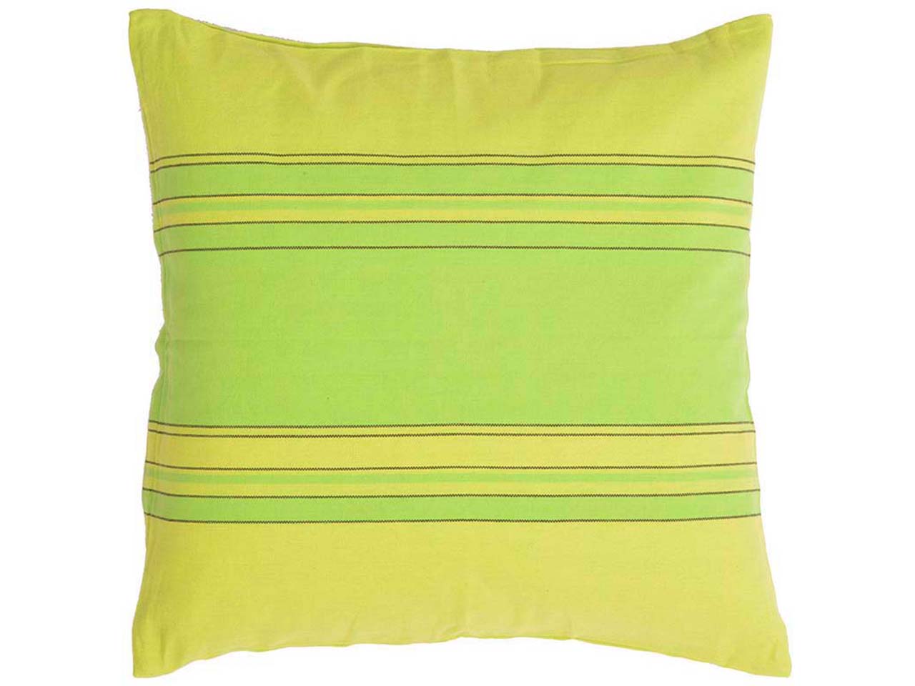 HängemattenGlück Kissenbezug 60 x 60 cm, lind gestreift