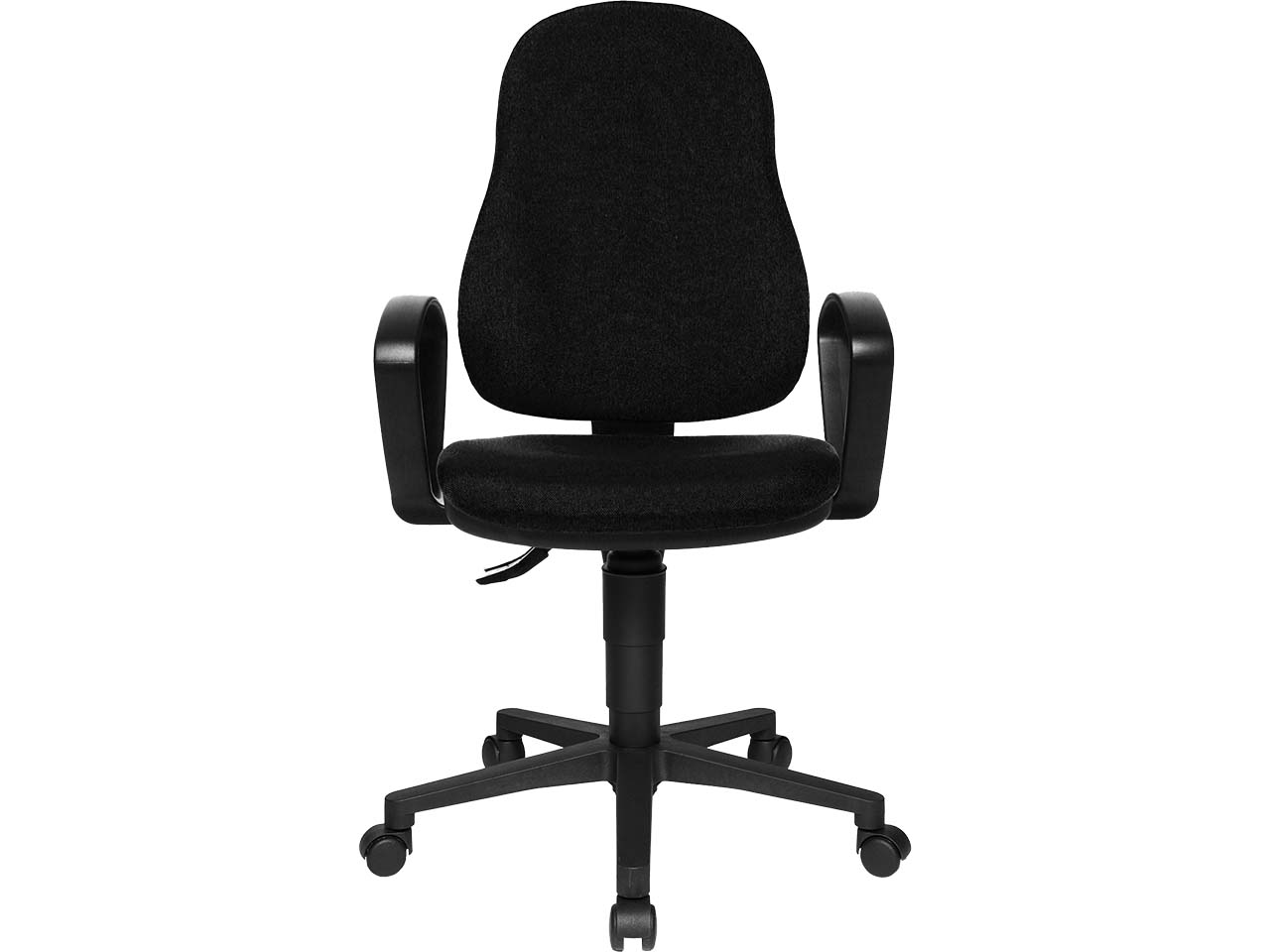 Bürodrehstuhl "Point 60" mit Armlehnen, schwarz