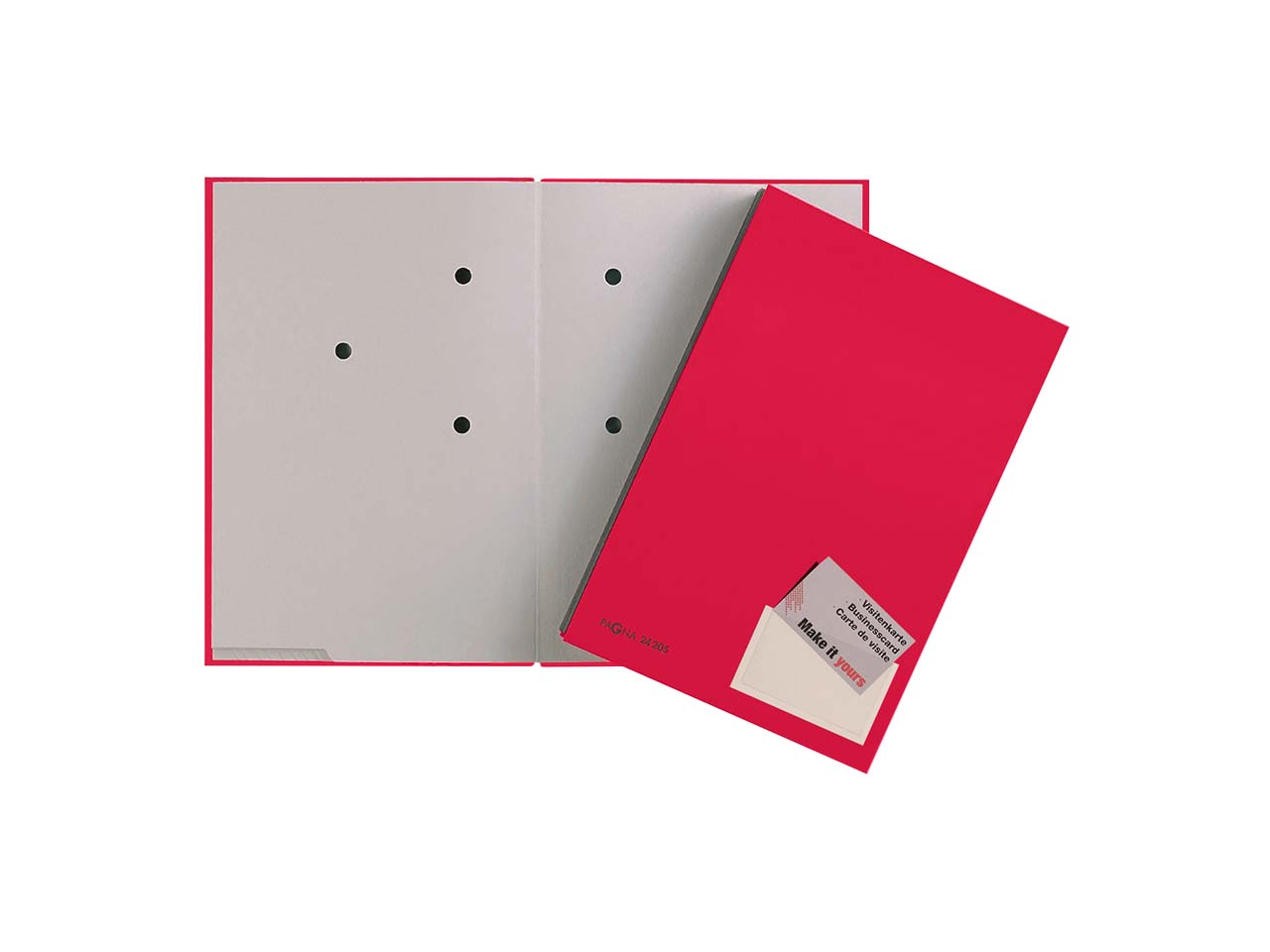 Unterschriftenmappe DIN A4 mit 20 Fächern, rot