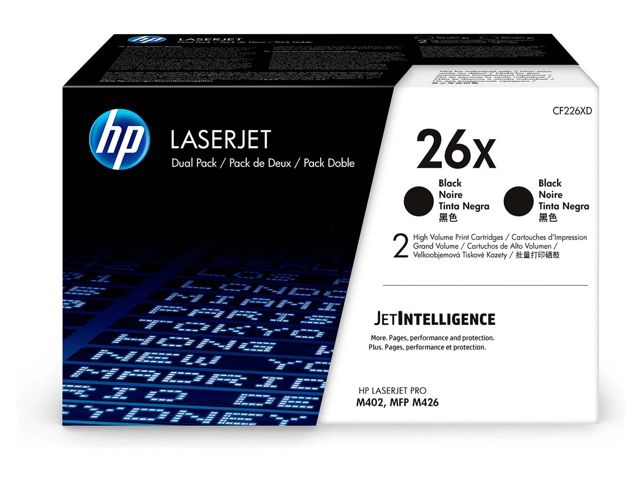 HP Doppelpack Druckkassetten CF226XD, Nr. 26X schwarz