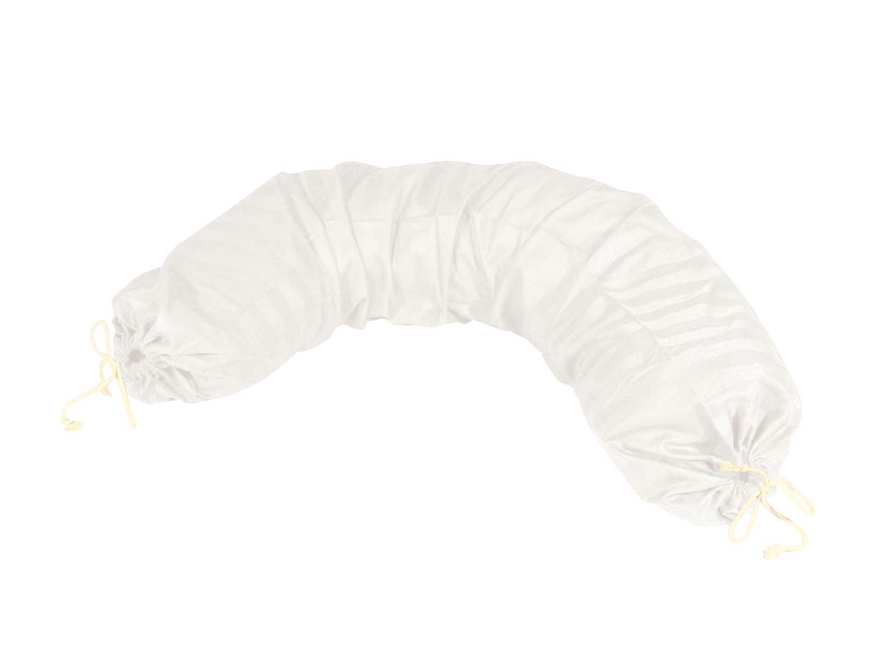 mudis Satin-Bezug für Stillkissen natur