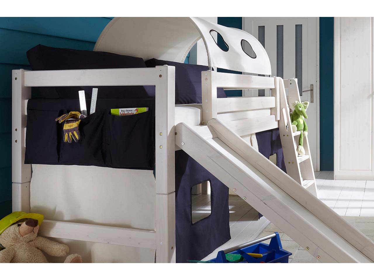 2er-Set Kissen "Infanskids" marineblau