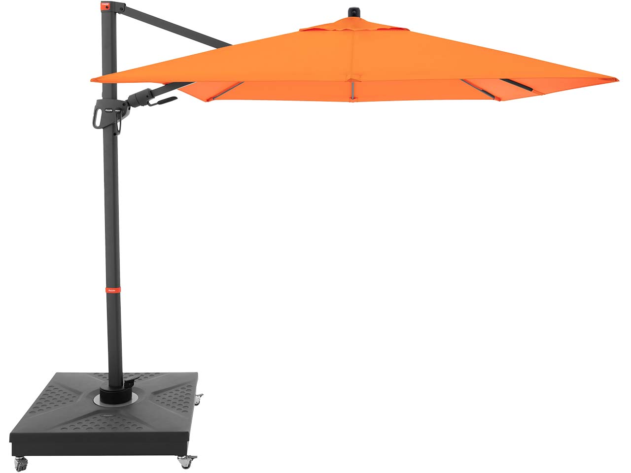 doppler Pendelschirm "myZone AX" 210 x 210 cm, orange