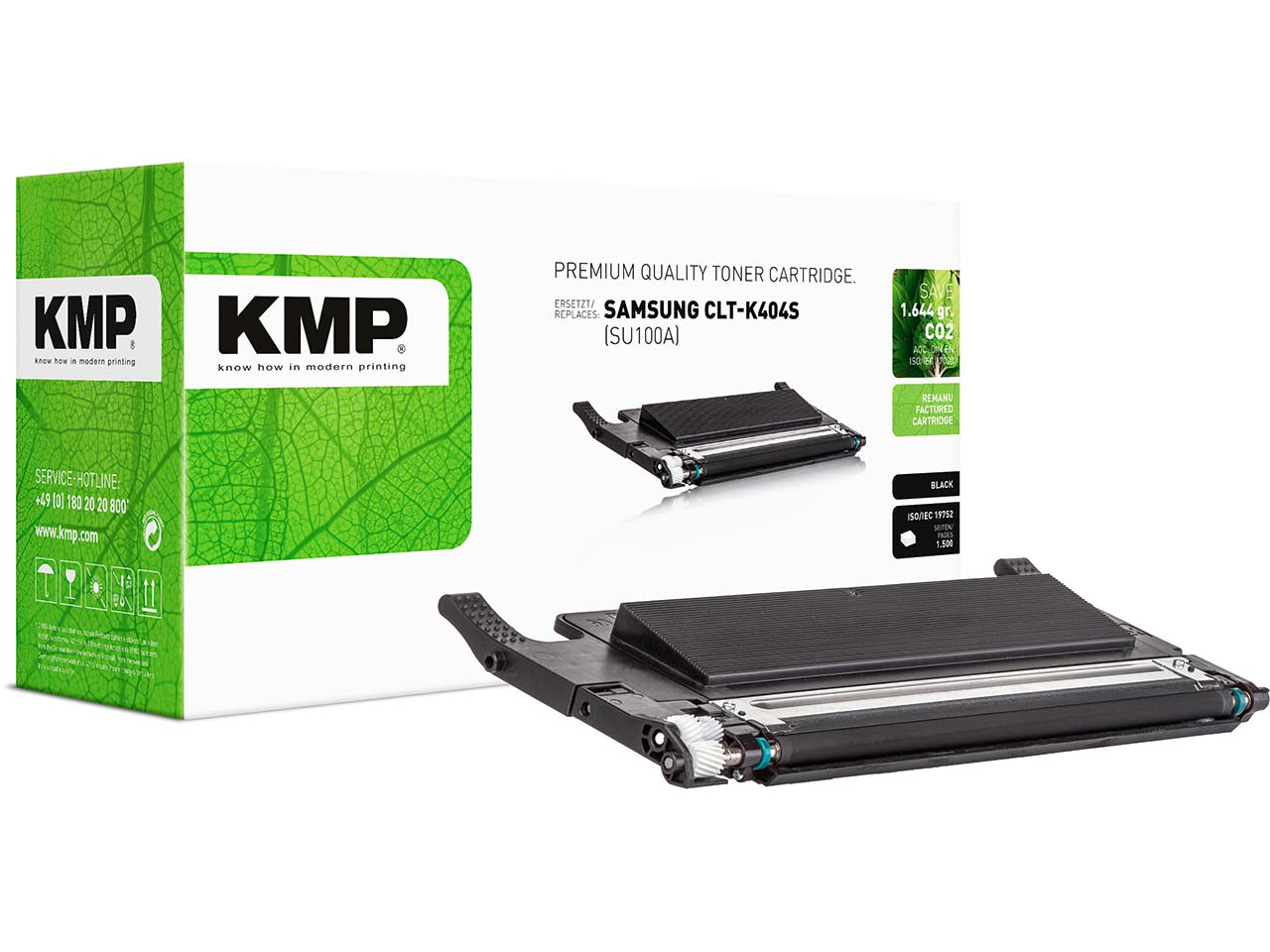 KMP Toner ersetzt Samsung CLT-K404S schwarz