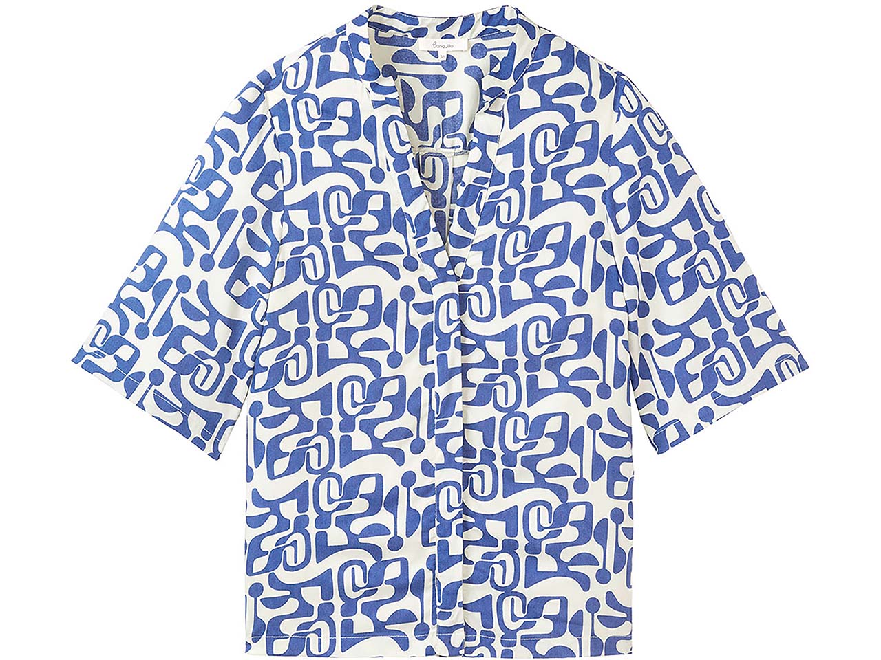 tranquillo Damen-Bluse mit 3/4-Ärmel, maze, Gr. 36