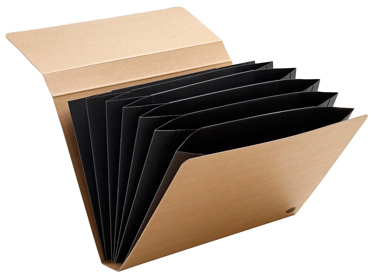 Jalema Vorordner DIN A4, 7 Fächer, braun