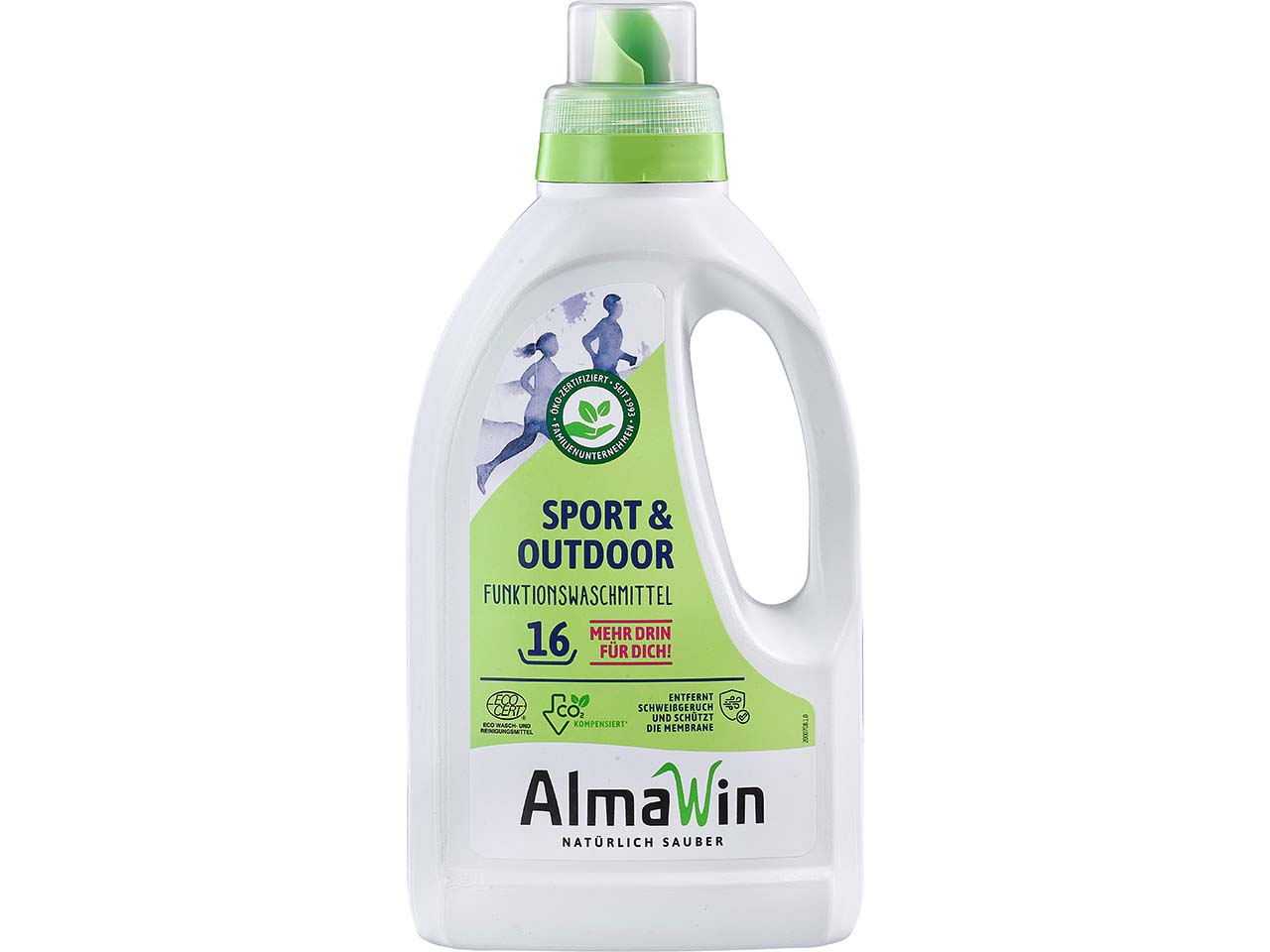 AlmaWin Funktionswaschmittel "Sport & Outdoor" Flasche, 0,75 l
