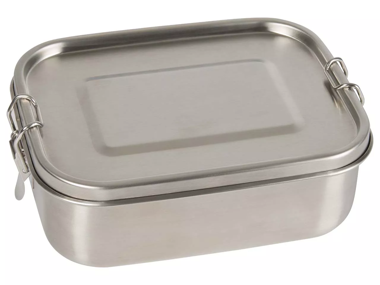 Lunchbox aus Edelstahl mit Trennfach und Silikondichtung, 800 ml