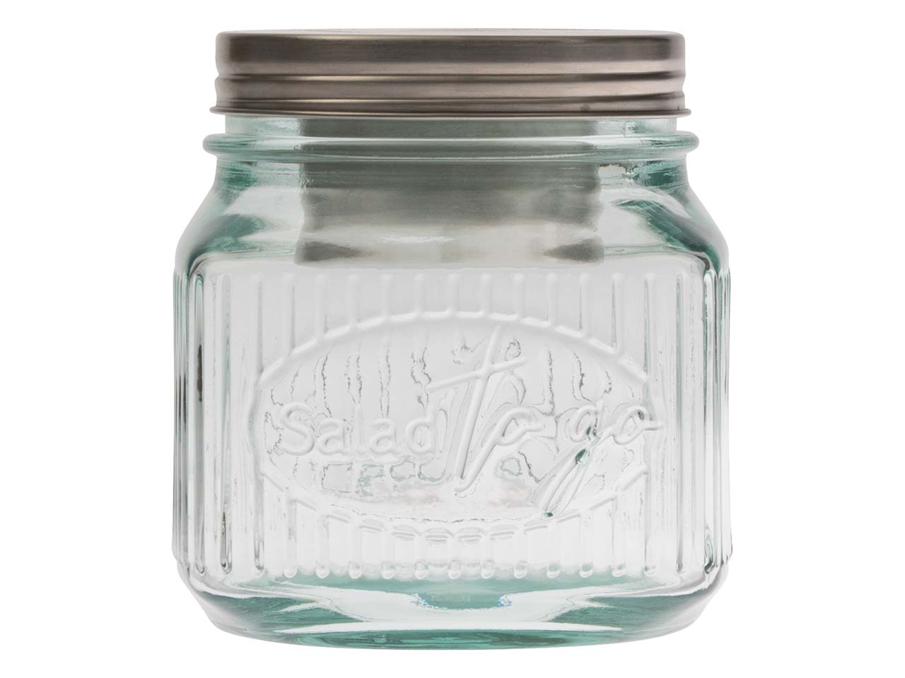 Recycling-Schraubglas 'Salad to go', 0,8 l