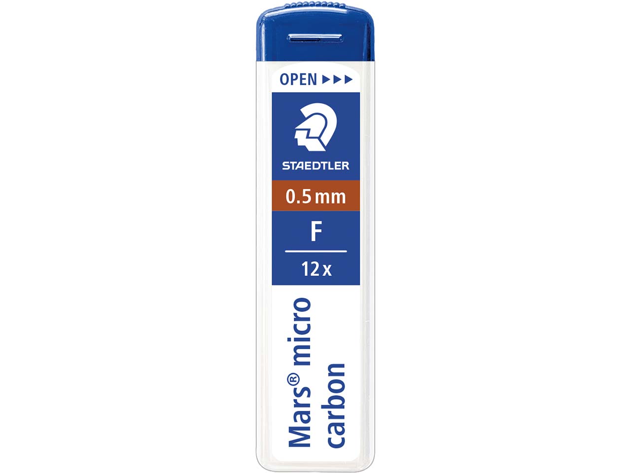 STAEDTLER Ersatzminen für Druckbleistifte "Mars micro carbon" Ø 0,5 mm, 12 Stk., F