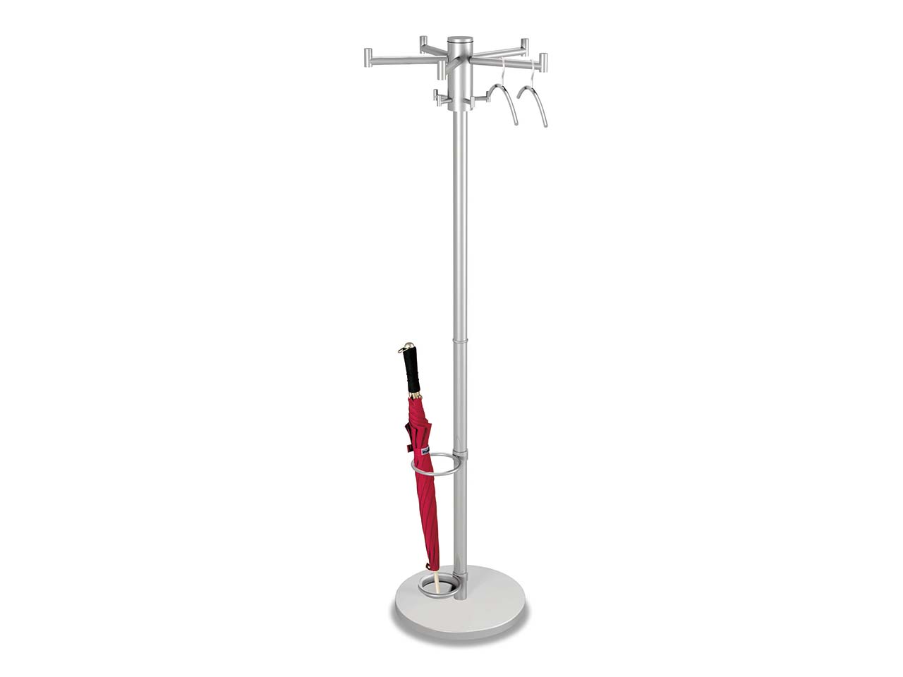 Standgarderobe "Stilo" mit drehbarer Krone