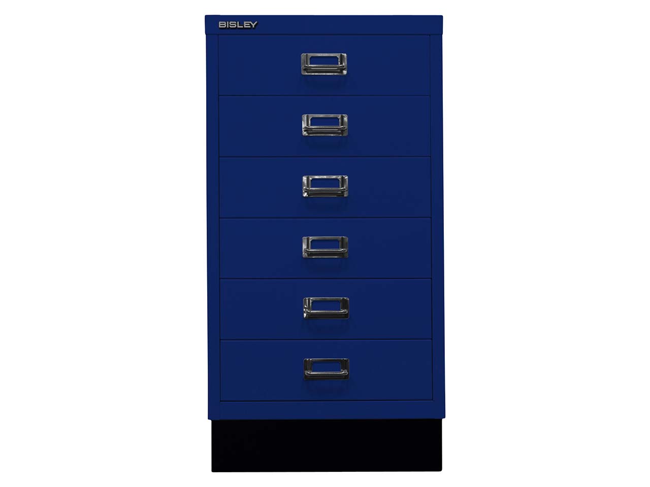 BISLEY Schubladenschrank "MultiDrawer" DIN A3 mit 6 Schubladen oxfordblau