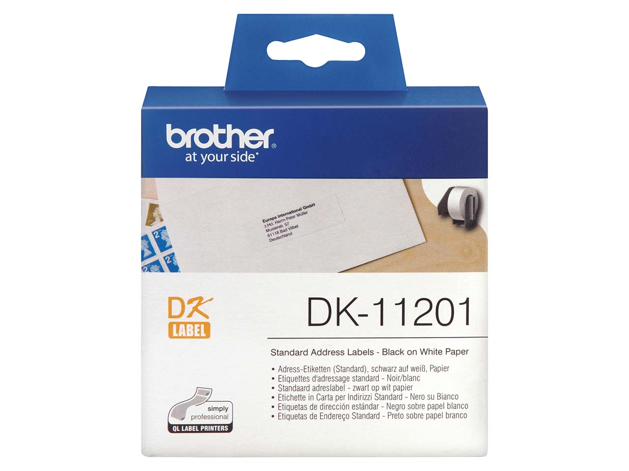 Brother Adressetiketten 'DK-11201' 29 x 90 mm