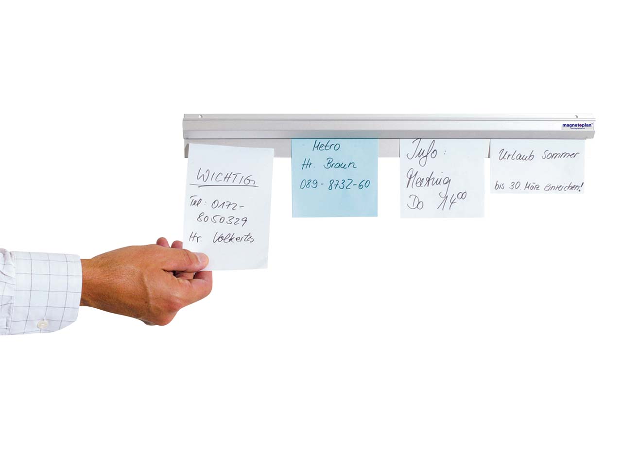 magnetoplan Klemmschiene "Catch-Ball" 100 cm