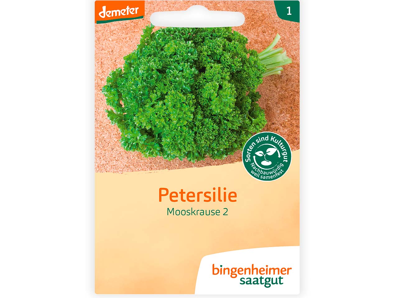 bingenheimer saatgut Bio-Samen Petersilie "Mooskrause 2", 1 Stk.