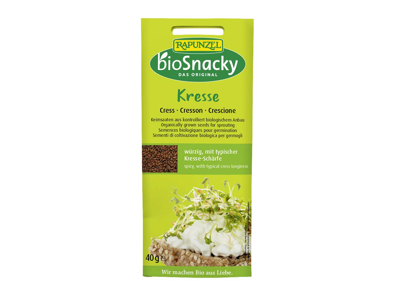 RAPUNZEL Bio-Kresse-Keimsaaten "bioSnacky", 40 g