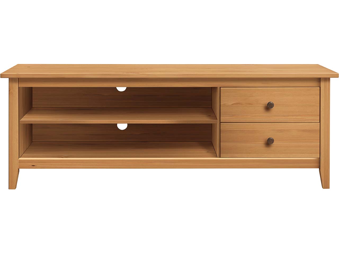 TV-Board "Solvita" klein B 144 x T 40 x H 51 cm, Kiefer gelaugt