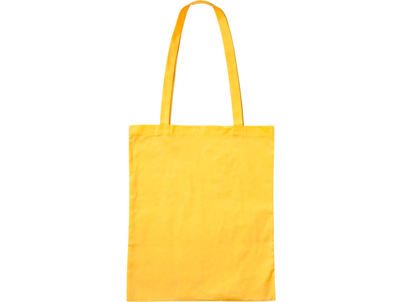 Baumwoll-Tragetaschen,gelb 38x42 cm mit zwei langen Henkeln