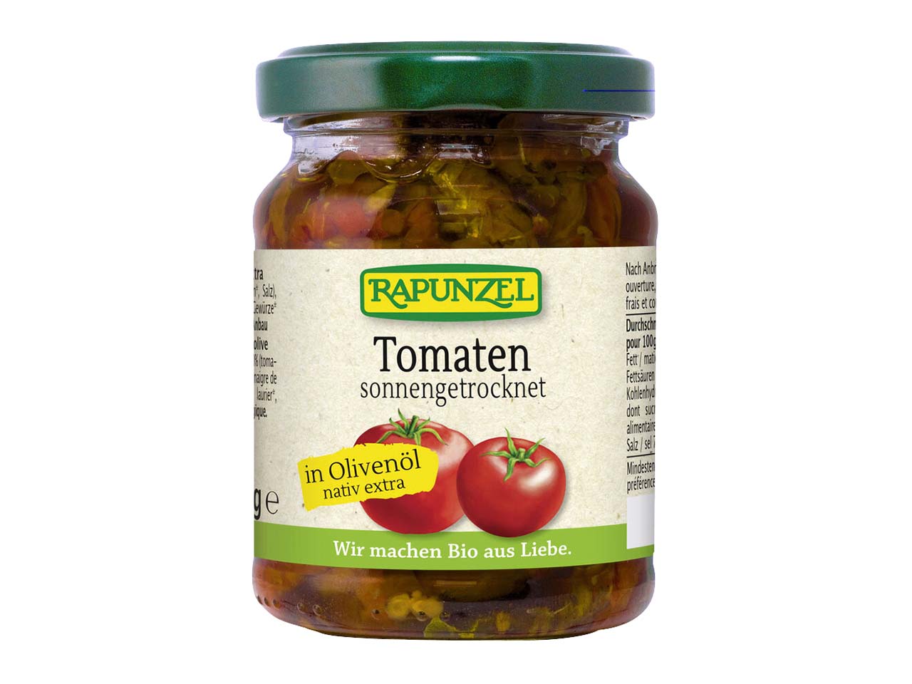 RAPUNZEL Tomaten getrocknet in Olivenöl, aromatisch-würzig, 120 g