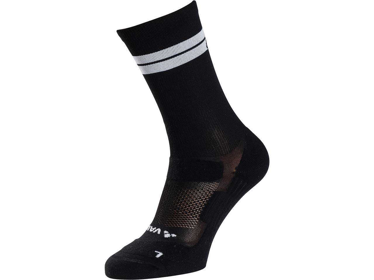 VAUDE Fahrrad-Socken "Mid II" ergonomisch gepolstert, black, Gr. 39/41