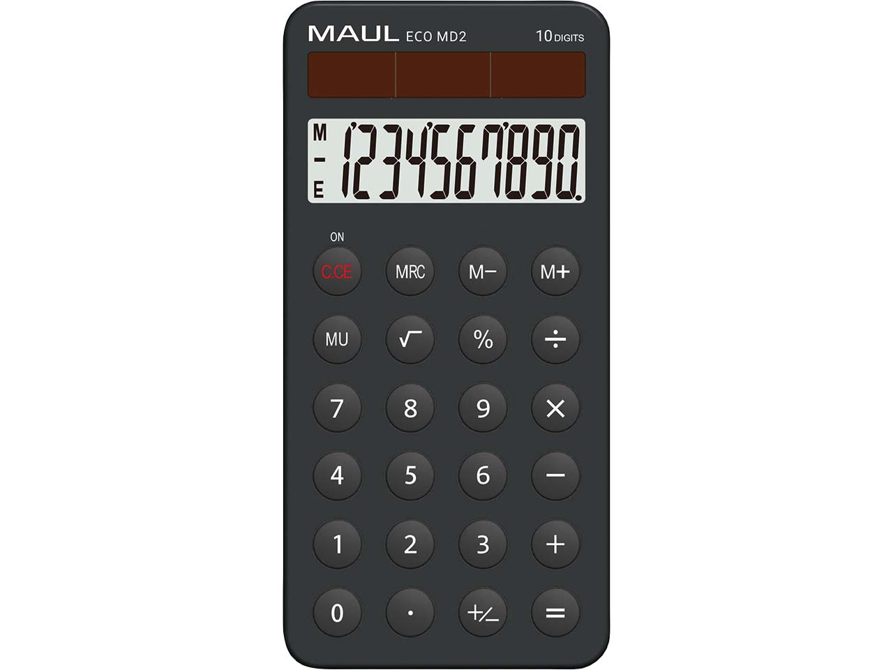 MAUL Solarrechner "Eco MD 2" schwarz