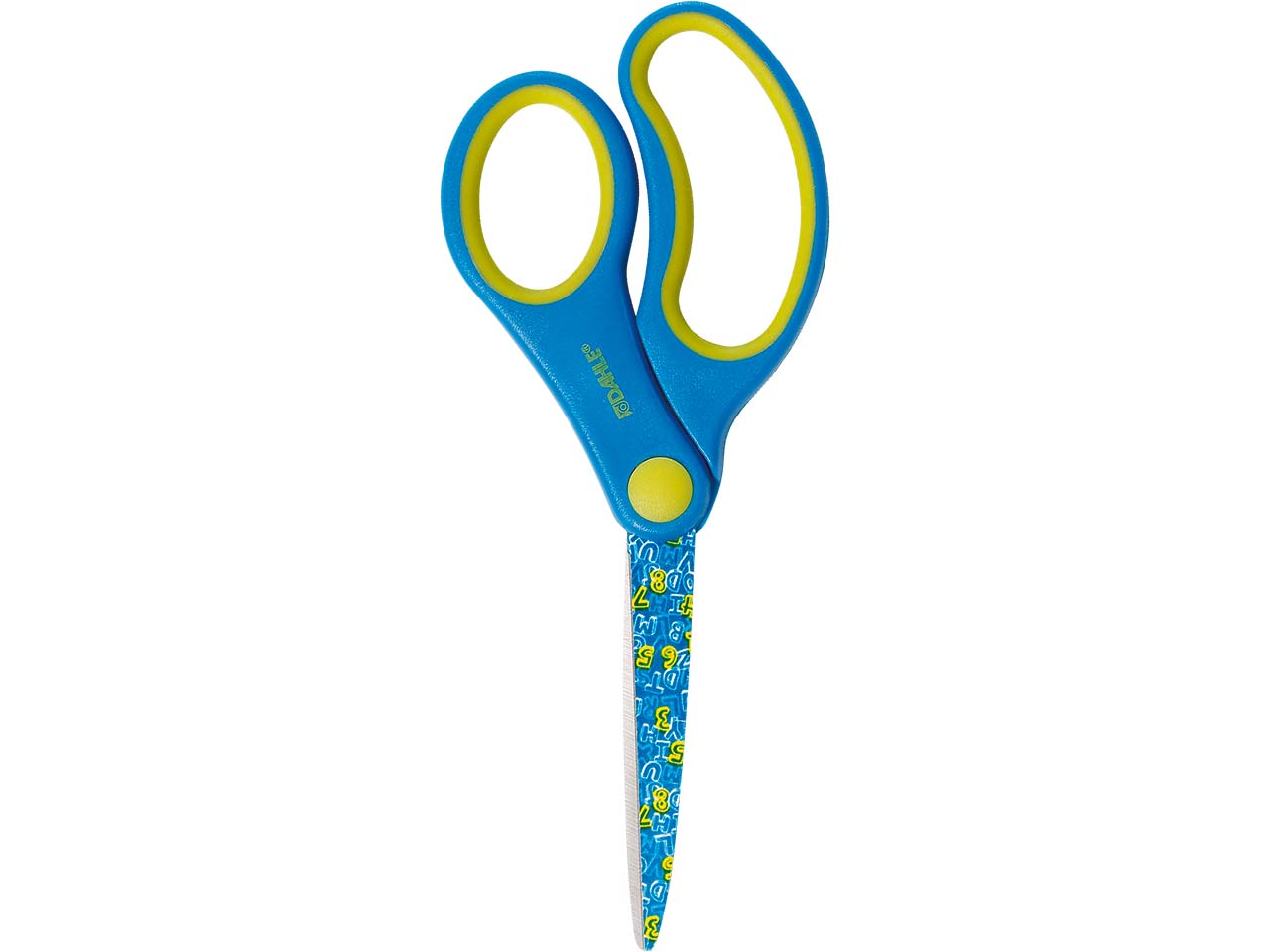 Dahle Kinderschere "ABC" rund, 14 cm, blau