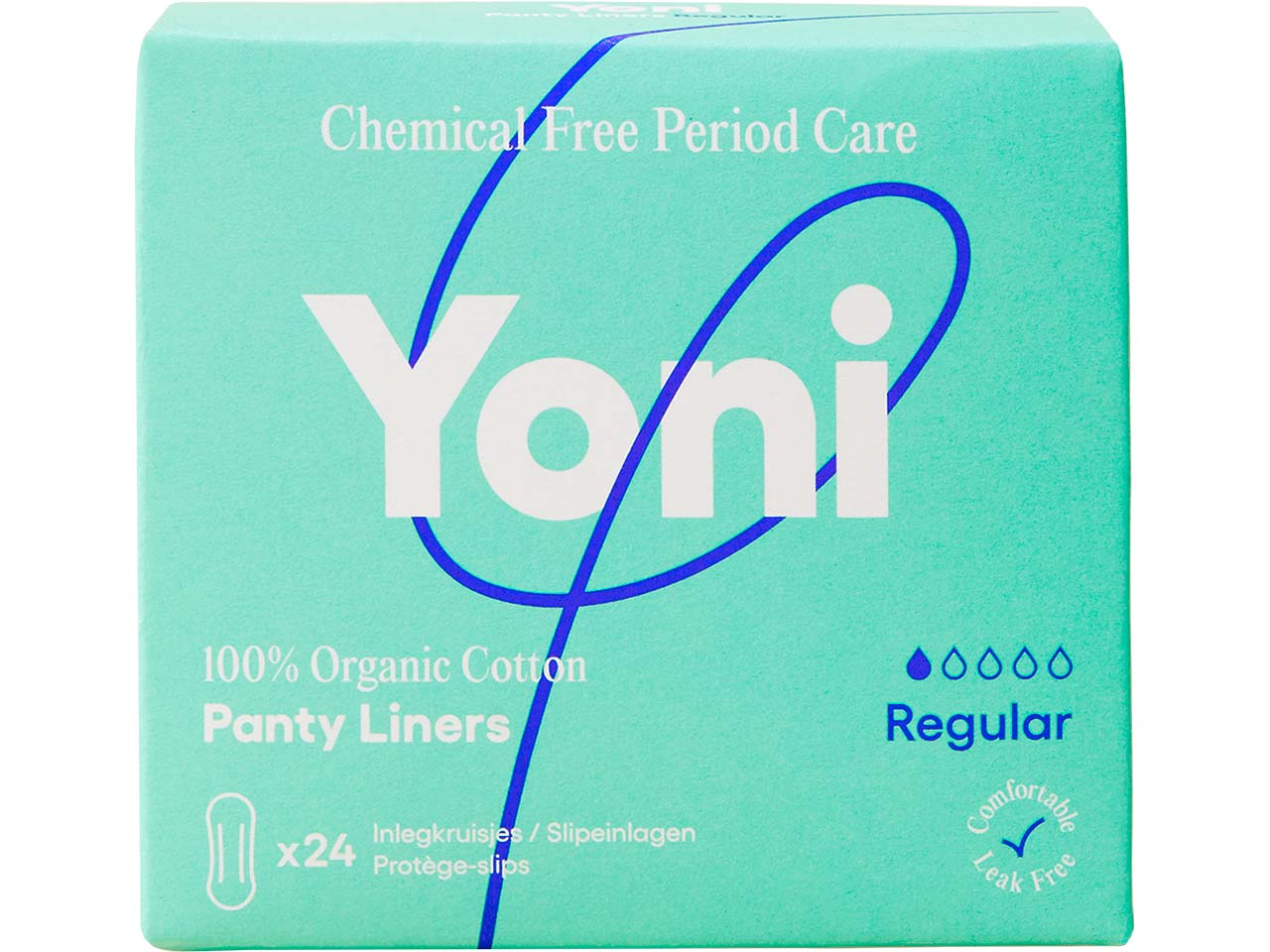 Yoni Slipeinlagen "Normal" 24 Stk. aus Bio-Baumwolle